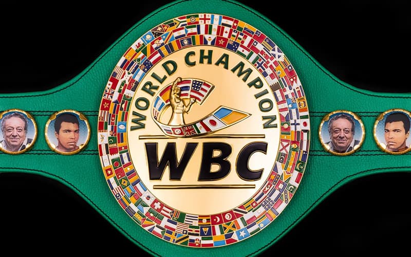WBC Belt Black Background