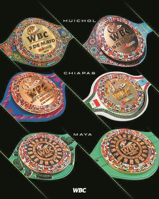 WBC Don Adolfo Lopez Mateos Belts