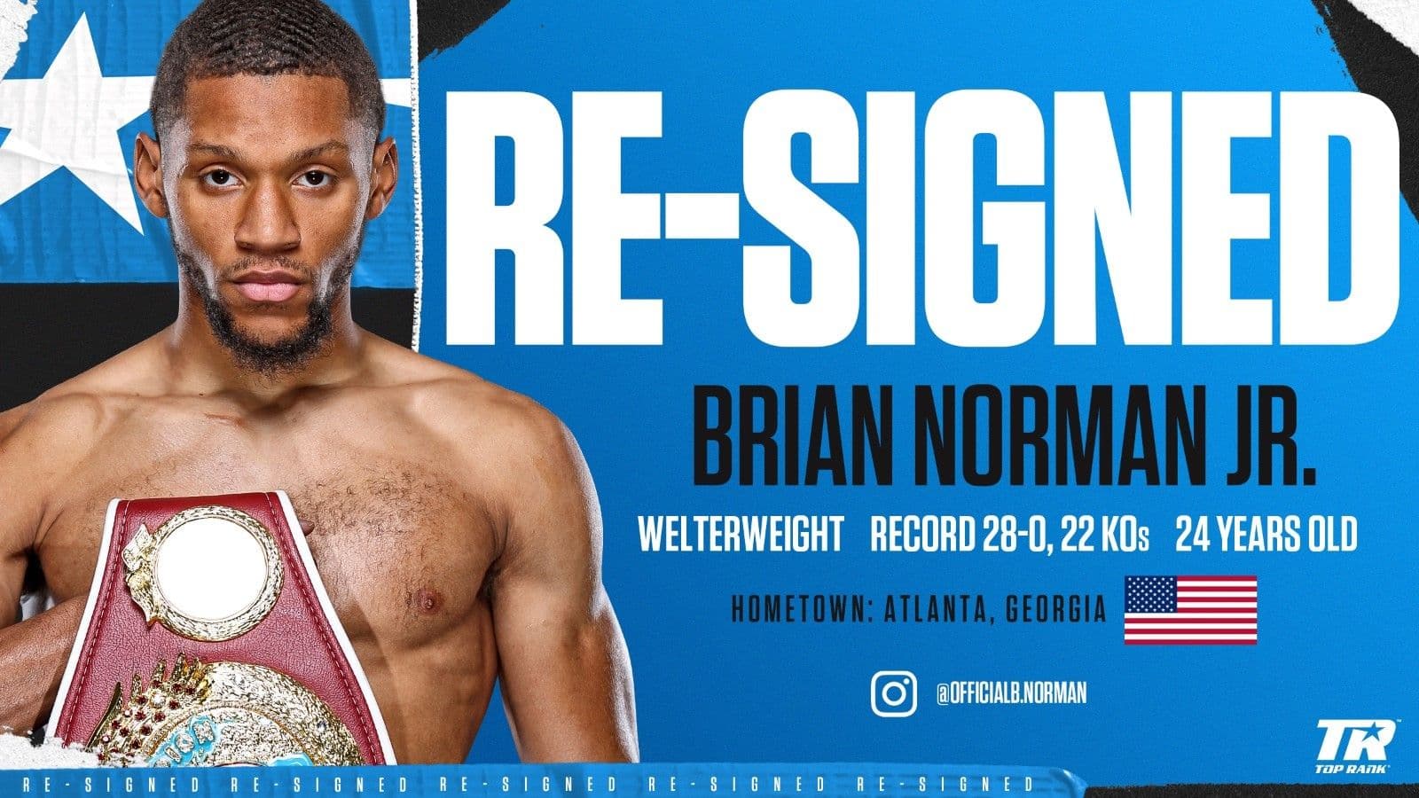 Brian Norman Jr Top Rank