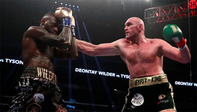 Deontay Wilder vs Tyson Fury Exchange