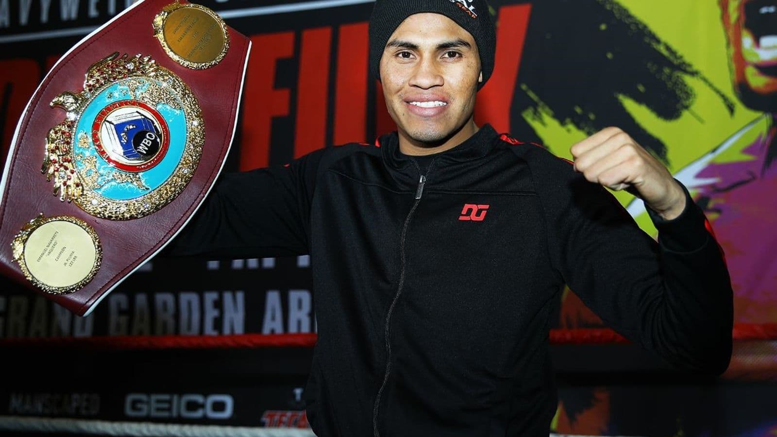 Emanuel Navarrete WBO Belt Wilder v Fury Undercard