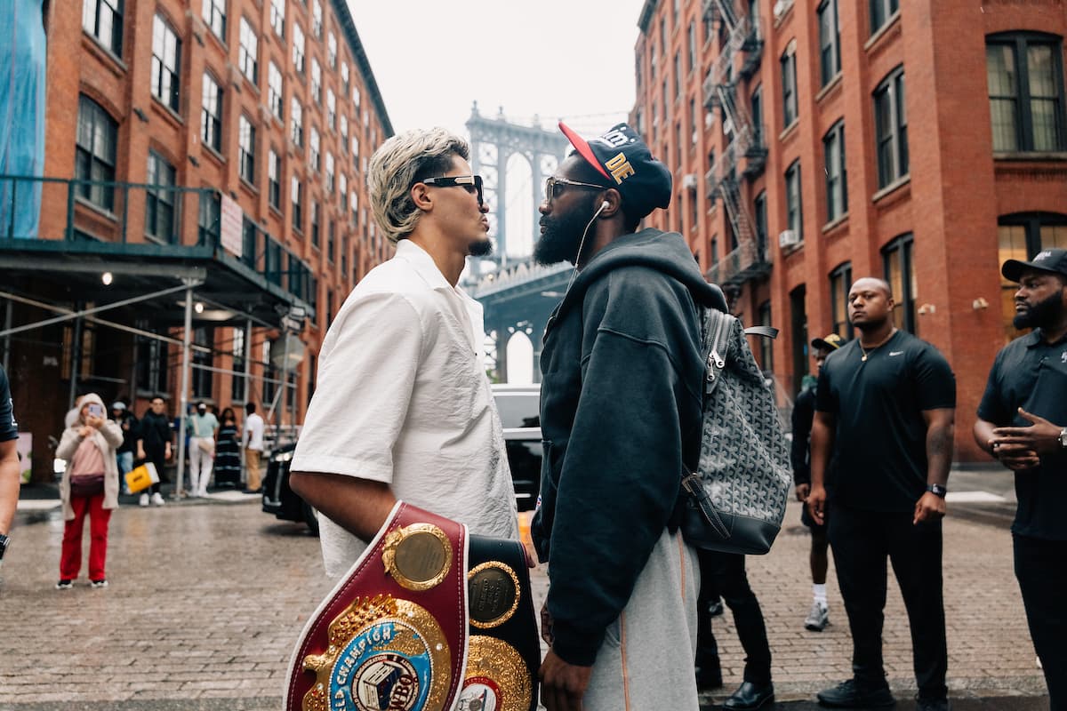 Xander Zayaz vs Jaron Ennis Brooklyn Bridge