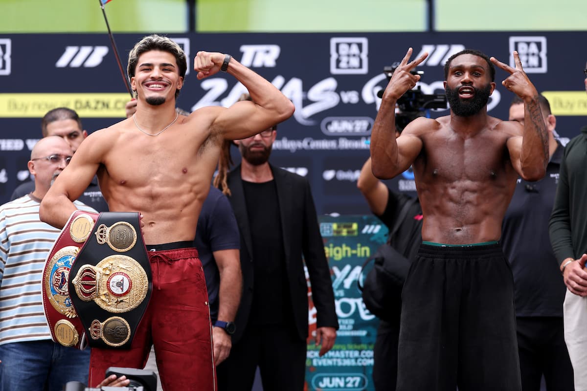 Xander Zayaz vs Jaron Ennis Weighin