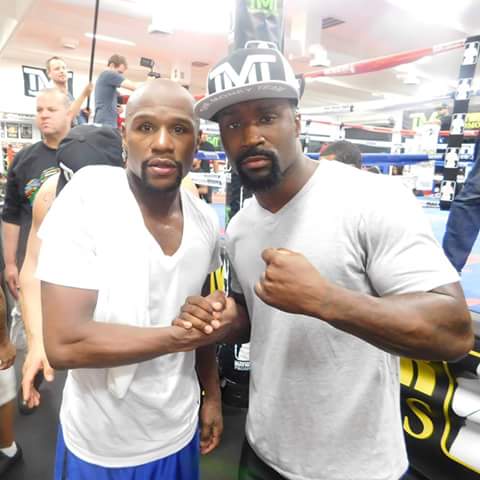 Yahu Blackwell With Floyd Mayweather