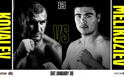 Sergey Kovalev takes on Bektemir Melikuziev in ring return at light-heavyweight live on DAZN