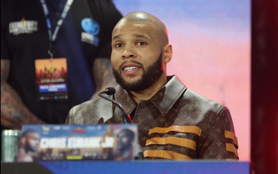 Chris Eubank fined £375k for missing weight o.5lbs how much in dollars £100k bbbofc failed ped drug tests cleared ukad fight is off cancelled