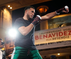 David “El Monstro” Benavidez vs Gilberto “Zurdo” Ramirez media workout quotes