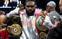Reactions to Jaron “Boots” Ennis knockout of Xander Zayas wba wbo super welterweight world titles champion boxrec wiki watch ko knockouts tko highlights
