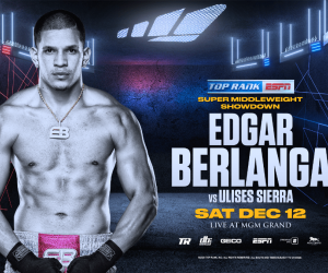 Super middleweight prospect Edgar Berlanga fights for third time in 2020 in triple header