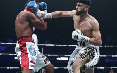 Adam Azim jabs his way to victory against Santos Reyes viddal riley jeamie tkv watch highlights results fight reports full next boxrec sky sports youtube
