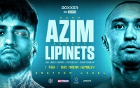 Adam Azim and Sergey Lipinets clash for the vacant IBO World super-lightweight title fight preview predictions betting odds who wins expert picks breakdown tale of the tape watch
