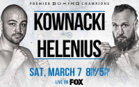 Adam Kownacki and Robert Helenius face to face at final press conference
