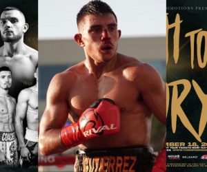 Undefeated welterweight prospect Adrian Gutierrez ready to step up against "ring warrior" Louie Lopez boxrec fight time date tv channel tickets oddschecker betting odds how to watch youtube channel