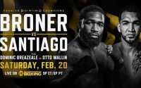 Adrien Broner vs Jovanie Santiago watch full report results who won youtube ko tko points victory win