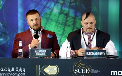 Alex Krassyuk explains in detail why Tyson Fury vs Oleksandr Usyk negotiations fell apart frank warren boxrec promoter april 29 off cancelled daniel dubois wbo madatory egis klimas