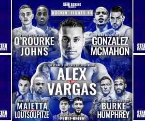 Undefeated welterweight Alex “El Toro” Vargas faces Argentine champ Mauro “El Rayo” Godoy boxrec fight time date tv channel undercard venue betting odds oddschecker star boxing tv channel how to watch