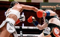 Alycia Baumgardner vs Delfine Persoon ends in a No Contest boxrec fight time date tv channel cut head clash rematch 2 what next youtube full highlights