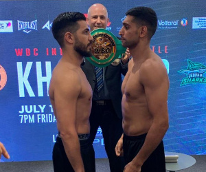 Amir Khan vs Billy Dib weights
