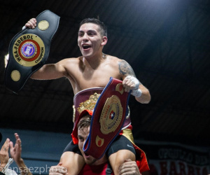 WBA Fedebol and WBO Latino flyweight champion Andres "Crocodile" Campos sets sights on world domination