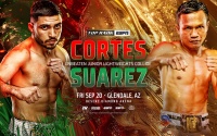 Undefeated contenders Andres “Savage” Cortes and Charly Suarez collide on Munguia-Bazinyan card boxrec tickets how to watch espn tv channel live stream predictions