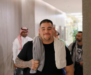 Andy Ruiz Jr lands in Saudi Arabia Anthony Joshua rematch