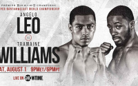 Stephen Fulton Jr. tests positive for COVID-19 so Tramaine Williams steps in to face Angelo Leo for the vacant WBO Jr. Featherweight World Championship