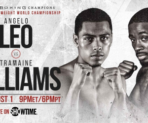 Stephen Fulton Jr. tests positive for COVID-19 so Tramaine Williams steps in to face Angelo Leo for the vacant WBO Jr. Featherweight World Championship
