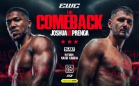 Anthony Joshua and Kristian Prenga ready for faceoff in London june 1st press conference launch media open to public