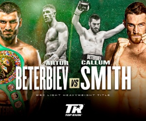 Top Rank won rights to promote Artur Beterbiev vs Callum Smith outbidding Matchroom by just $15,000 fight time date tv channel where will it be canada or america britain england boxrec oddschecker