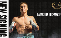 MTK Global signs Kazakh sensation Batyrzhan Jukembayev boxrec next fight date time tv channel who is he Rick Mirigian amateur professional record manny robles