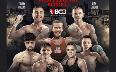 Undefeated Tommy Gun Collins headlines on May 10 boxrec fight time date tv channel undercard watch highlights