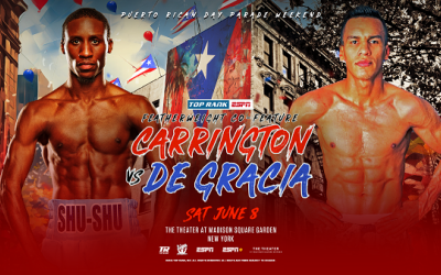 Brayan “La Roca” De Gracia replaces Jose Enrique Vivas against Bruce “Shu Shu” Carrington on June 8 boxrec fight time date tv channel sky sports how to watch oddschecker