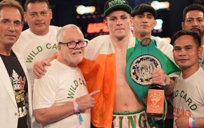 "King" Callum Walsh crowned WBC USA Silver champion freddie roach next fight Carson Jones in four august tom loeffler promoter dana white conor mcgregor irish ireland boxrec world rankings