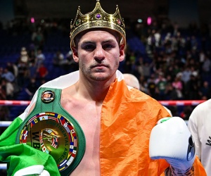 'King' Callum Walsh KOs Scotsman Dean Sutherland on St. Patrick’s Day weekend boxrec how to watch full fight replay highlights knockout feagal mccrory keenan carbajal