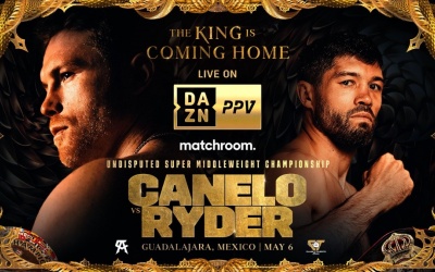 Super-Middleweight King Canelo meets Briton in Guadalajara on Cinco de Mayo weekend live worldwide on DAZN and DAZN PPV Saúl Canelo Álvarez and John Ryder confirmed boxrec fight time date tv channel undercard uk oddschecker betting odds latest bets