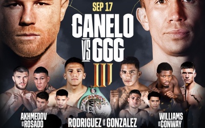 Marc Castro, Aaron Aponte and Anthony Herrera will all take the latest steps in their pro journeys on the biggest stage of all as they complete the undercard to the trilogy clash between Saul ‘Canelo’ Alvarez and Gennadiy ‘GGG’ Golovkin