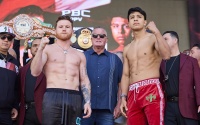 how to watch Canelo vs Jaime Munguia weights running order ringwalk times when start results live stream reports mexico time difference
