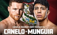 Canelo Álvarez vs Jaime Munguía full undercard revealed boxrec fight time date tv channel three world title fights Mario “El Azteca” Barrios predictions oddschecker Interim WBC Fabian “TNT” Maidana