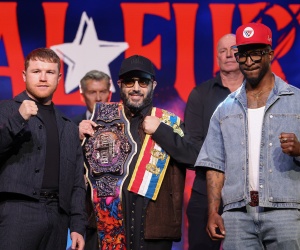 Canelo calls William Scull "boring fighter" in dull points win watch full fight highlights