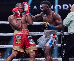 middleweight Carlos Adames Interim WBC Middleweight Title with a ninth-round stoppage of game former unified world champion Julian “J-Rock” Williams boxrec fight time date tv channel results reports watch youtube highlights full knockout ko boxrec