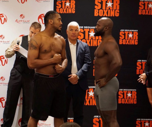 Carlos Takam vs Criag Lewis weigh in