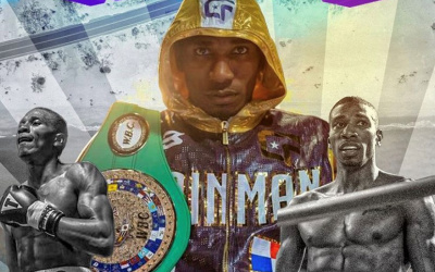 WBC USNBC welterweight champion Cesar Francis looks to continue winning streak on February 20 one for all promotions richard commey boxrec pro record amateur career rainman team havoc