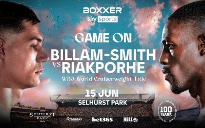 Chris Billam-Smith vs Richard Riakporhe WBO world cruiserweight title fight officially announced