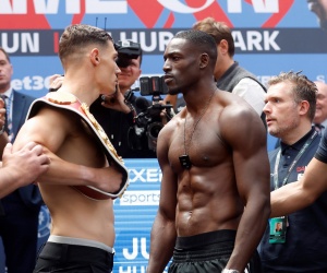 Chris Billam-Smith vs Richard Riakporhe weigh-in results and fight schedule running order and ringwalks sky sports action start 