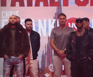 Chris Eubank Jr vs Conor Benn Grand Arrivals quotes boxrec eddie hearn ben shalom ring magazine tactics game plan trainers what have they said notes press conference