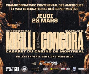 Knockout card in Canada Christian Mbilli takes on Carlos Gongora in Montreal on March 23 fight time date tv channel live stream links free espn how to watch predictions previews oddschecker
