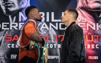 Christian Mbilli believes clash with Sergiy Derevyanchenko will be the fight of the year boxrec fight time date tv channel top rank espn predictions oddschecker betting odds bets