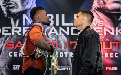 Christian Mbilli believes clash with Sergiy Derevyanchenko will be the fight of the year boxrec fight time date tv channel top rank espn predictions oddschecker betting odds bets