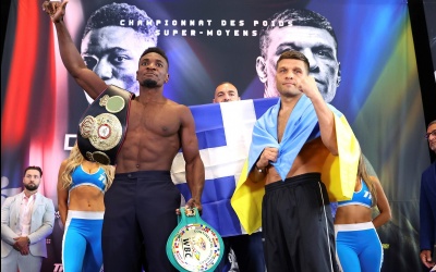 How to watch Christian Mbilli vs Sergiy Derevyanchenko ringwalks fight time date tv channel live stream links free espn