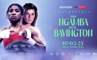Cindy Ngamba will make her professional debut against reigning European Champion Kirstie Bavington as part of BOXXER’s historic all-women’s boxing event at the Royal Albert Hall in London on Friday March 7th live on Sky Sports in the UK and Ireland